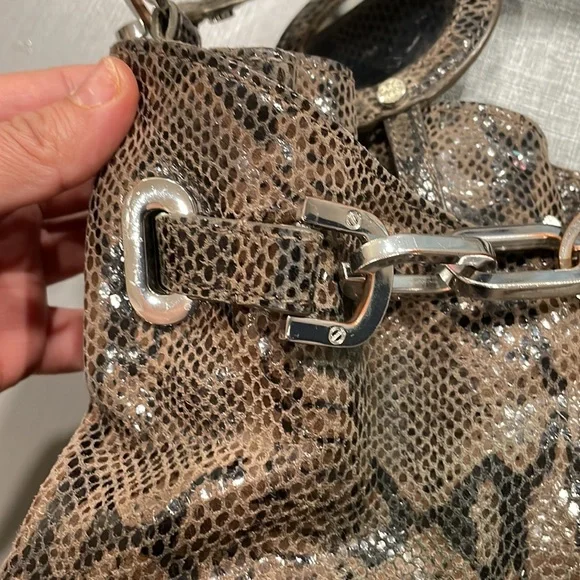 Tory Burch Natalya Python hobo - Picture 10 of 17